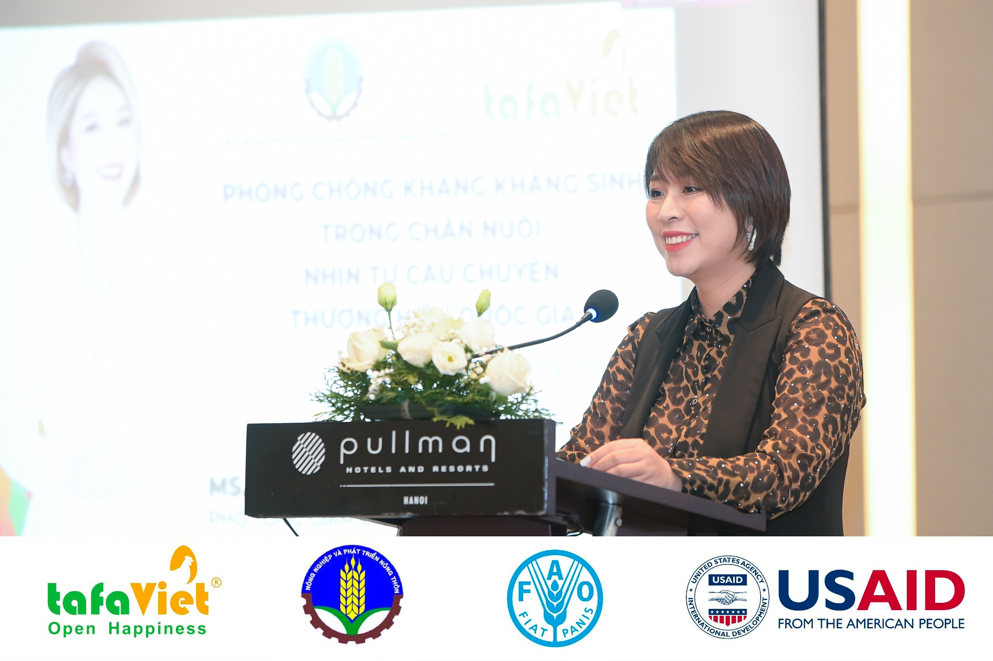 Bà Chu Thị Hồng Thủy - Phó Tổng Giám đốc Tafa Việt phát biểu tại sự kiện