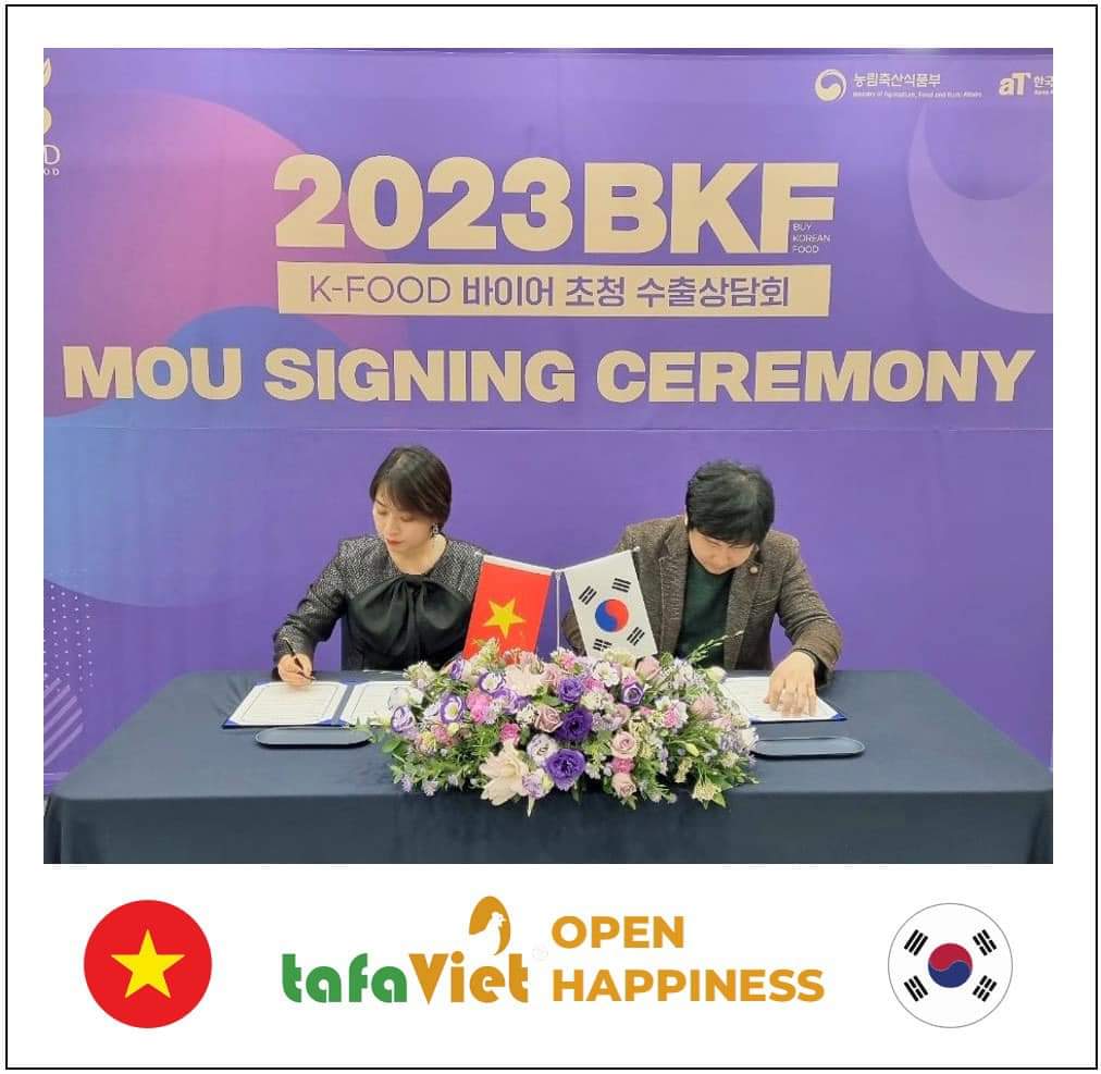 Tafa Việt ký kết hợp đồng với đối tác Hàn Quốc